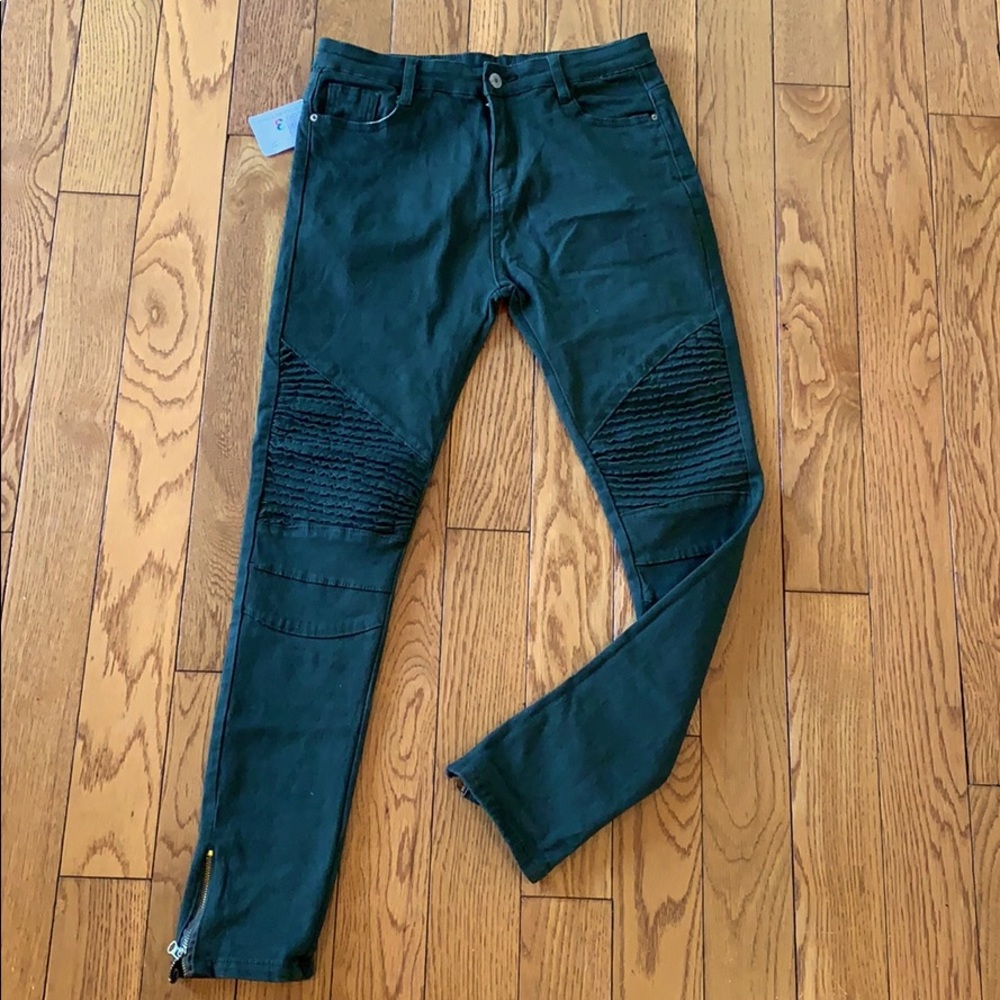 Olive Green Jeans